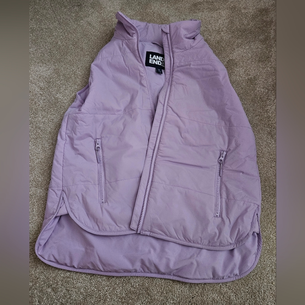 NWT Lands' End Wanderfree Vest, XS, Lavendar